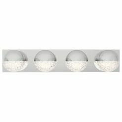 New 🧨 Artika Carat Vanity LED Integrated Light Fixture, Chrome ⭐