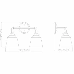 Best reviews of 🌟 Vanity Art LLC Light Vanity Light, Painted Silver Metal Shade, Satin Nickel, 2-Light 🎁 -Progress Lighting Shop 02e10ee40303422d 2441 w800 h800 b1 p0