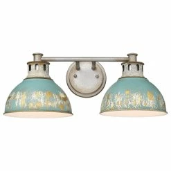 Discount 🎁 Golden Lighting Kinsley Bath Vanity - Aged Galvanized Steel/Antique Teal ✔️ 7 Discount 🎁 Golden Lighting Kinsley Bath Vanity - Aged Galvanized Steel/Antique Teal ✔️ -Progress Lighting Shop 03e1509a0376b475 9962 w800 h800 b1 p0