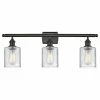 Cheapest ⭐ Innovations Lighting Cobbleskill 3-Light Bath Fixture, Clear Ripple Glass, Oil Rubbed Bronze 😍