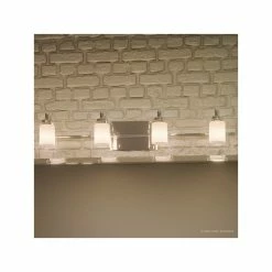Buy ✔️ Urban Ambiance Luxury Modern Chrome Bathroom Vanity Light, UQL2404, Napa Collection ⌛
