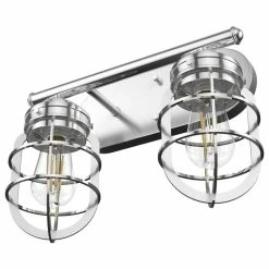 Flash Sale 😀 Hunter Fan Company Starklake 2 Light Bathroom Vanity Light, Chrome 🤩 -Progress Lighting Shop 0b71bd0c007f4cc4 6493 w800 h800 b1 p0