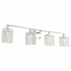 Outlet 🎁 Elegant Furniture & Lighting Phineas 4 Light Wall Sconce, Chrome 🌟 -Progress Lighting Shop 18a18a4b017862ae 5317 w800 h800 b1 p0