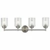Best Pirce 🌟 Kichler Winslow 4 Light Bathroom Vanity Light, Brushed Nickel 🥰