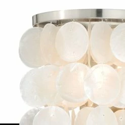 Discount 👍 Vaxcel Elsa Satin Nickel Capiz Shell Coastal Wall Fixture, 1-Light 😀 -Progress Lighting Shop 1ef104cf0fa40fc9 8620 w800 h800 b0 p0