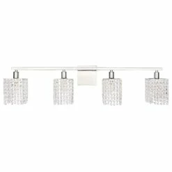 Outlet 🎁 Elegant Furniture & Lighting Phineas 4 Light Wall Sconce, Chrome 🌟 -Progress Lighting Shop 21b1c812017862ad 5317 w800 h800 b1 p0