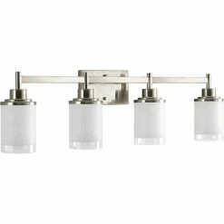 Coupon 😉 Progress Lighting 4-100W Medium Bath Bracket, Brushed Nickel 🔔 -Progress Lighting Shop 2441e91a0d6061de 7311 w800 h800 b1 p0