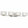 Promo 🎁 Kichler Bath 4-Light Halogen, Brushed Nickel 🎁