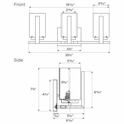 Outlet 🌟 Maykke Keith Vanity Light With Frosted Glass Shade, 3-Light 🥰 -Progress Lighting Shop 339116000baab3e7 3859 w800 h800 b1 p0