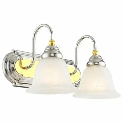Best Sale 😍 Livex Lighting Inc. Belmont Bath Light, Chrome And Polished Brass ⭐ 7 Best Sale 😍 Livex Lighting Inc. Belmont Bath Light, Chrome And Polished Brass ⭐ -Progress Lighting Shop 3ca19a9c0a8484e3 4375 w800 h800 b1 p0