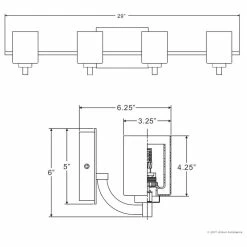 Buy ✔️ Urban Ambiance Luxury Modern Chrome Bathroom Vanity Light, UQL2404, Napa Collection ⌛ -Progress Lighting Shop 48c1cd4c09a4654f 7897 w800 h800 b1 p0