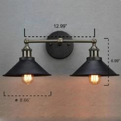 Best Sale ❤️ Mooseled Minori Wall Sconce 2-Light Edison Simplicity Wall Mount Light Sconces ⭐ -Progress Lighting Shop 4ba1432d0e9cf666 7223 w800 h800 b0 p0