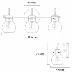 Promo 👏 NEWWORLDDECOR 3-Light 22" Cluster Vanity Light, Gold ⌛ -Progress Lighting Shop 4bd116e70ece3cbf 1116 w800 h800 b1 p0