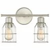 Best Sale 😀 Trade Winds Lighting 2-Light Bathroom Vanity Light In Brushed Nickel 👍
