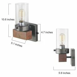 Brand new 🌟 LALUZ 1-Light Rustic Vanity Lights 🧨 -Progress Lighting Shop 577161be03242579 3710 w800 h800 b1 p0