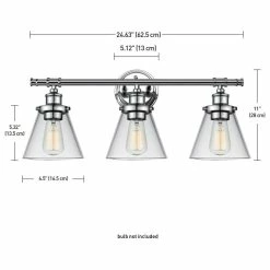 Best Sale ✔️ Globe Electric Parker 3-Light Chrome Vanity Light With Clear Glass Shades 🔥 -Progress Lighting Shop 57d1fdc80cf05e9e 0581 w800 h800 b1 p0