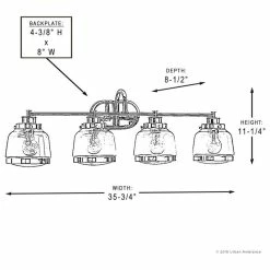 Flash Sale 🛒 Urban Ambiance Luxury Industrial Vanity Light, Nottingham Series, Polished Nickel 🧨 -Progress Lighting Shop 64413dd90bc522a4 7139 w800 h800 b1 p0