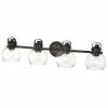 New ⌛ CHLOE Lighting, Inc. CHLOE Lighting Janice Contemporary 4-Light Rubbed Bronze Bath Vanity Fixture ⌛