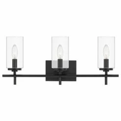 Hot Sale 🎉 Worldwide Lighting Raleigh 3-Light Brushed Nickel Finish Vanity Light 6"x 24"x 9.63", Matte Black 🧨 -Progress Lighting Shop 6aa12c290019ddfd 7324 w800 h800 b1 p0