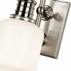 Promo 😀 Hudson Valley Lighting Keswick 1-Light Bath And Vanity With Opal Glossy Glass Shade, Satin Nickel 👏 7 Promo 😀 Hudson Valley Lighting Keswick 1-Light Bath And Vanity With Opal Glossy Glass Shade, Satin Nickel 👏 -Progress Lighting Shop 6ad1a3010d081cd2 8122 w800 h800 b0 p0