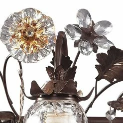 Flash Sale 🎉 Elk Home Cristallo Fiore 3-Light Vanity, Deep Rust And Hand Blown Florets ❤️ -Progress Lighting Shop 77f1cbe50203ae33 8378 w800 h800 b0 p0