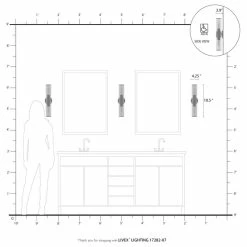 Cheap 🎁 Livex Lighting Inc. Livex Lighting Bronze ADA 2-Light Vanity Sconce 😀 -Progress Lighting Shop 8061a5870165903c 5211 w800 h800 b1 p0