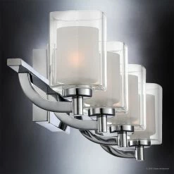 Buy ✔️ Urban Ambiance Luxury Modern Chrome Bathroom Vanity Light, UQL2404, Napa Collection ⌛ -Progress Lighting Shop 8a81b3940e289ed6 7897 w800 h800 b0 p0