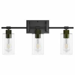 Brand new 😉 Aiwen 3-Lights Industrial Cylindrical Glass Shade Dimmable Vanity Light ✔️