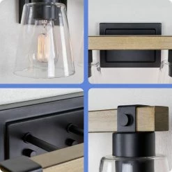 Best reviews of 🌟 Kira Home Asher 32" Farmhouse / Bathroom Light, Funnel Glass Shades, Smoked 🥰 -Progress Lighting Shop 8f21abc401d4d625 8661 w800 h800 b0 p0