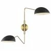 Wholesale 😍 Generation Lighting Jane Double Task Sconce, Midnight Black ⭐