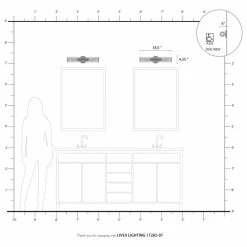 Cheap 🎁 Livex Lighting Inc. Livex Lighting Bronze ADA 2-Light Vanity Sconce 😀 -Progress Lighting Shop 9c4128120165904a 5211 w800 h800 b1 p0