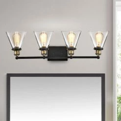 Brand new 💯 CHLOE Lighting, Inc. CHLOE Lighting Bonnie Contemporary 4-Light Rubbed Bronze Bath Vanity Fixture 🔥 -Progress Lighting Shop aae195ed0deeb76f 7782 w800 h800 b0 p0