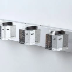 Hot Sale ❤️ Aiwen 3-Light Chrystal Transparent Glass Cube LED Light Bathroom Vanity Light ⭐ -Progress Lighting Shop aaf1a1fd0287058c 6692 w800 h800 b0 p0