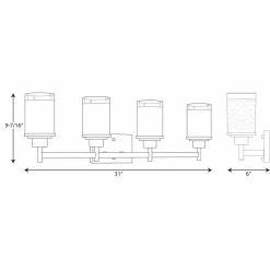 Coupon 😉 Progress Lighting 4-100W Medium Bath Bracket, Brushed Nickel 🔔 -Progress Lighting Shop b0d11ef60f032f40 7311 w800 h800 b1 p0