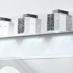 Hot Sale ❤️ Aiwen 3-Light Chrystal Transparent Glass Cube LED Light Bathroom Vanity Light ⭐ -Progress Lighting Shop b27118a70287058b 6692 w800 h800 b0 p0