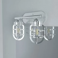 Flash Sale 😀 Hunter Fan Company Starklake 2 Light Bathroom Vanity Light, Chrome 🤩 -Progress Lighting Shop b3619376007f4cba 6493 w800 h800 b0 p0