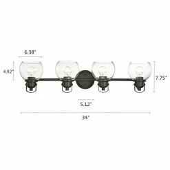 New ⌛ CHLOE Lighting, Inc. CHLOE Lighting Janice Contemporary 4-Light Rubbed Bronze Bath Vanity Fixture ⌛ -Progress Lighting Shop b4f1a6ca0deeb6c8 7768 w800 h800 b1 p0