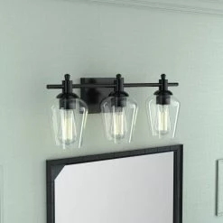 Coupon 🔔 Luende 3 Light Dimmable LED Vanity Light Modern Wall Sconces, Black 🔥 -Progress Lighting Shop b7e187d500c90c71 9002 w800 h800 b0 p0