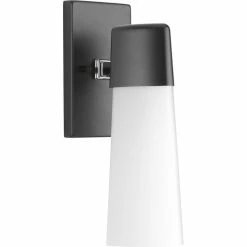 Deals 😍 Progress Lighting Zura Collection 1-Light Bath And Vanity, Black 😉 -Progress Lighting Shop bf91c9e50d8923a0 6488 w800 h800 b1 p0