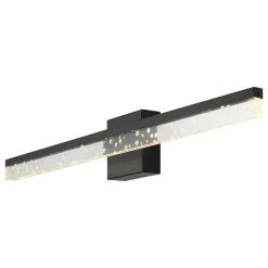 Coupon ⭐ JONATHAN Y Ingres 30" 1-Light 360-Degree Rotatable Integrated LED Vanity Light, Black/Clear 🤩