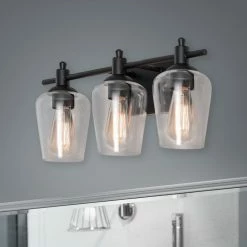 Coupon 🔔 Luende 3 Light Dimmable LED Vanity Light Modern Wall Sconces, Black 🔥 -Progress Lighting Shop c311016a0ef10fc6 9002 w800 h800 b0 p0