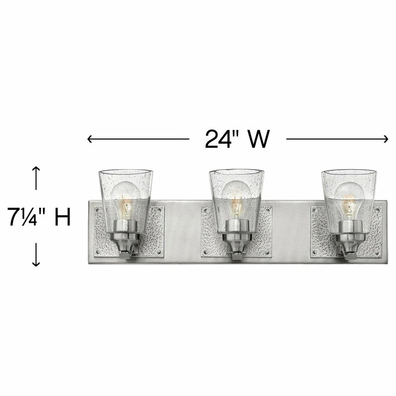 Buy 🤩 Hinkley Jackson Three Light Vanity, Brushed Nickel 🎉 2 Buy 🤩 Hinkley Jackson Three Light Vanity, Brushed Nickel 🎉 - Image 2