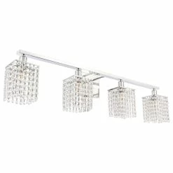 Outlet 🎁 Elegant Furniture & Lighting Phineas 4 Light Wall Sconce, Chrome 🌟 -Progress Lighting Shop d0d11727017862b6 5317 w800 h800 b1 p0