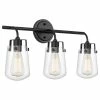 New 🧨 Worldwide Lighting Bota 3-Light Black Finish Vanity Light 6.5x22"x12.5" ⭐