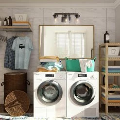 Best reviews of 😉 LALUZ 3-Light Modern Farmhouse Matte Black And Wood Grey Bathroom Vanity Lights ✨ -Progress Lighting Shop d2b1f1dc036b724d 6310 w800 h800 b0 p0