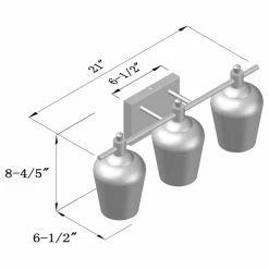 Coupon 🔔 Luende 3 Light Dimmable LED Vanity Light Modern Wall Sconces, Black 🔥 -Progress Lighting Shop d451cb190ef10fe0 9002 w800 h800 b1 p0