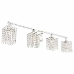 Outlet 🎁 Elegant Furniture & Lighting Phineas 4 Light Wall Sconce, Chrome 🌟 -Progress Lighting Shop d8b177f4017862b5 5317 w800 h800 b1 p0