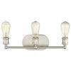 Best Pirce 🥰 Trade Winds Lighting 3-Light Bathroom Vanity Light In Brushed Nickel 🔥