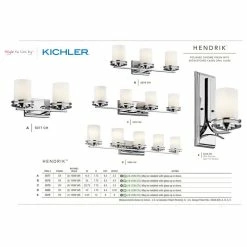 Brand new 🌟 Kichler 5076 Hendrik 1 Light 12" Tall Wall Sconce - Chrome 🛒 -Progress Lighting Shop ee51ae2a0ea1d670 4936 w800 h800 b1 p0