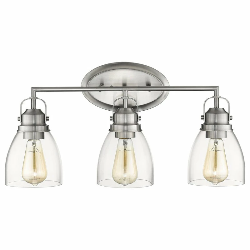 Flash Sale ๐งจ CHLOE Lighting, Inc. Lily 3-Light Brushed Nickel Bath Vanity-Light Clear Glass 23" ๐ 5 Flash Sale ๐งจ CHLOE Lighting, Inc. Lily 3-Light Brushed Nickel Bath Vanity-Light Clear Glass 23" ๐ - Image 5